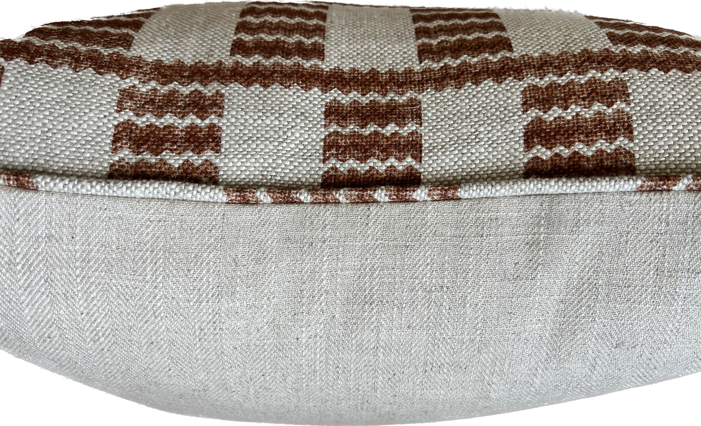 Fermoie Brown Cove Piped Cushion