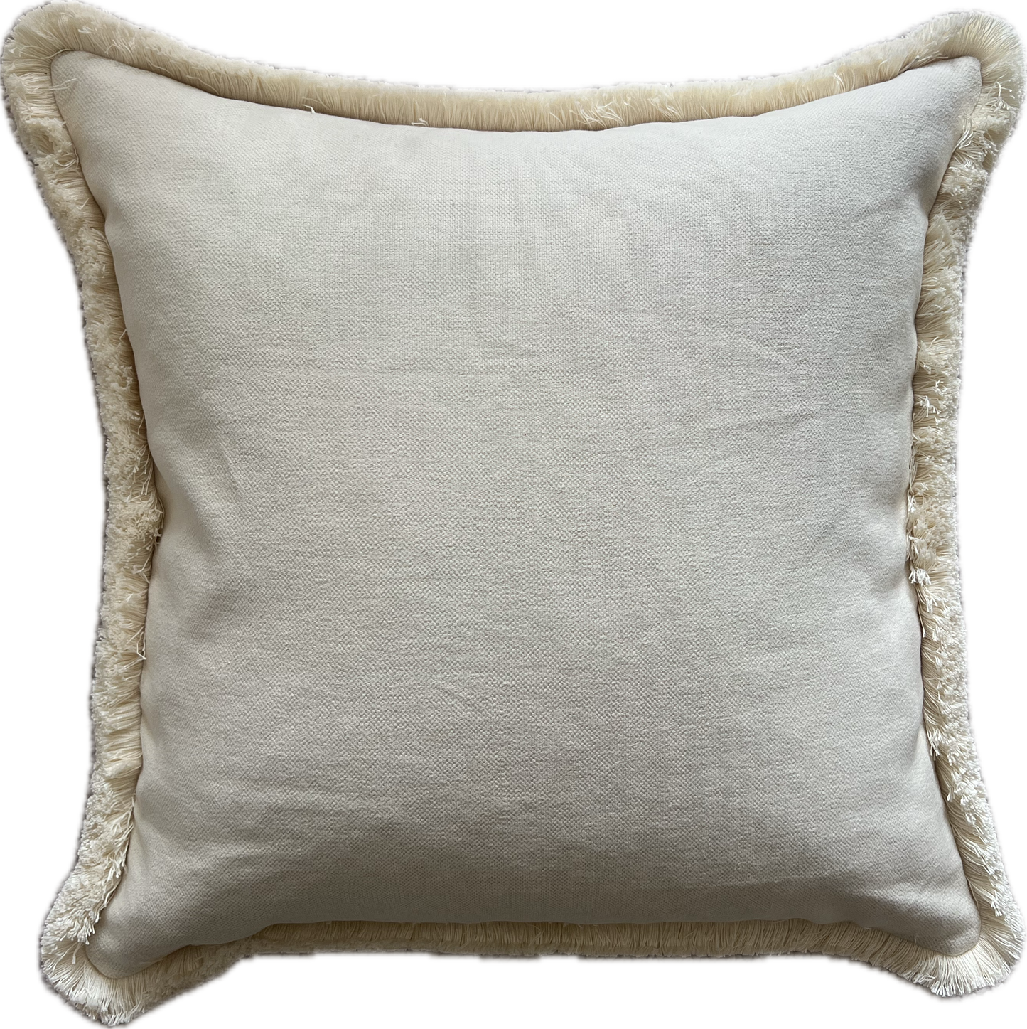 Pale Blue Lost & Found Fringed Cushion