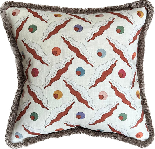 Made to Order Cushions in Ottoline Chintamani Trellis