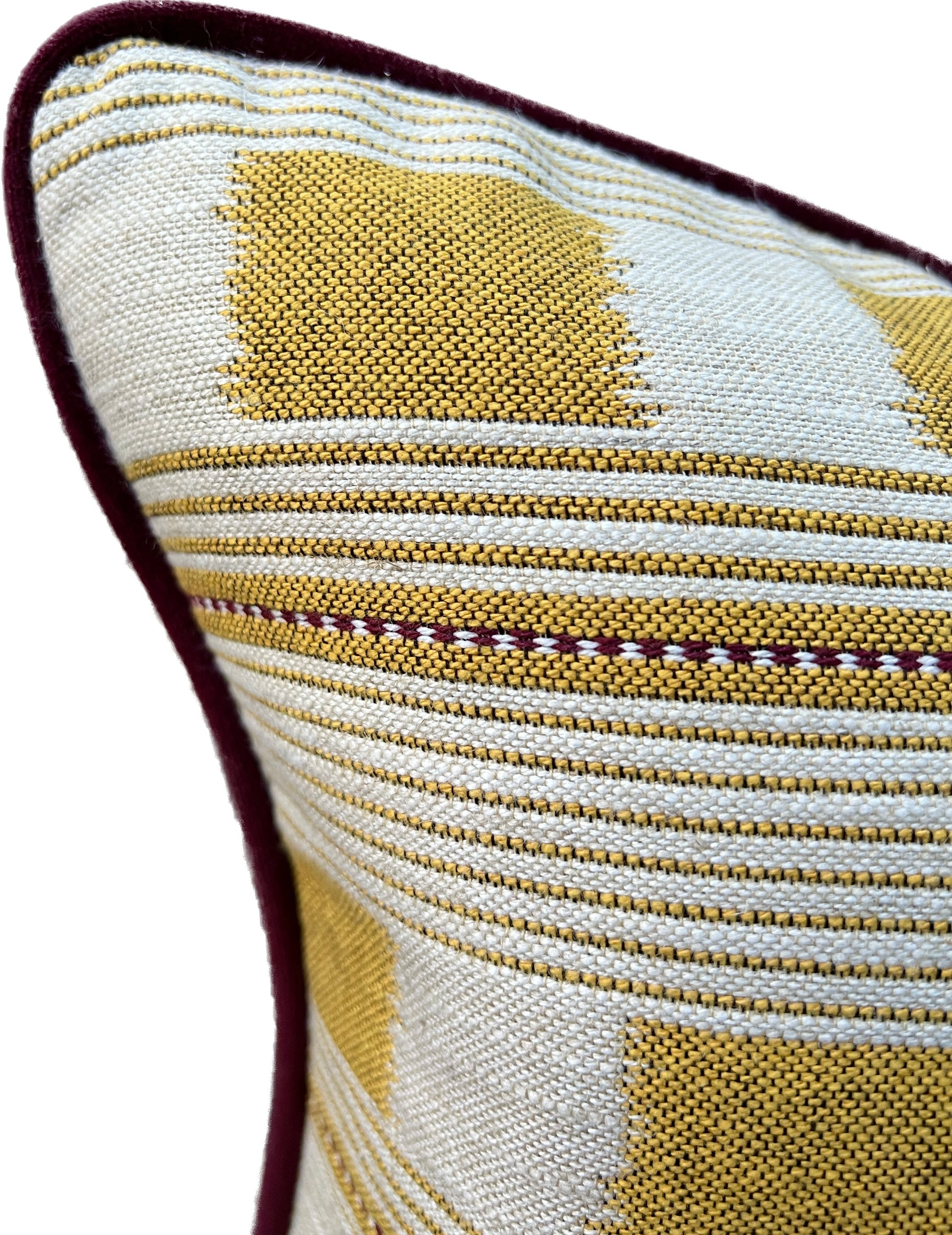 Kit Kemp Christopher Farr Cushions - Luxury cushions in designer Kit Kemp Christopher Farr Lost & Found Fabric (Lemon Yellow) 