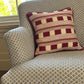 Christopher Farr Cushions - Luxury cushions in Christopher Farr Fabric (Ruby Red Lost and Found)