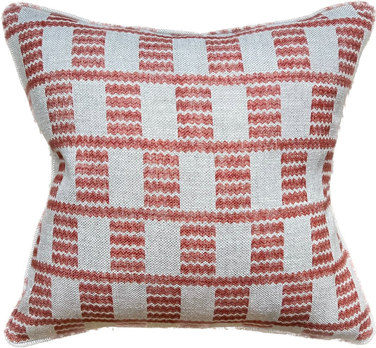 Fermoie Red Cove Piped Cushion