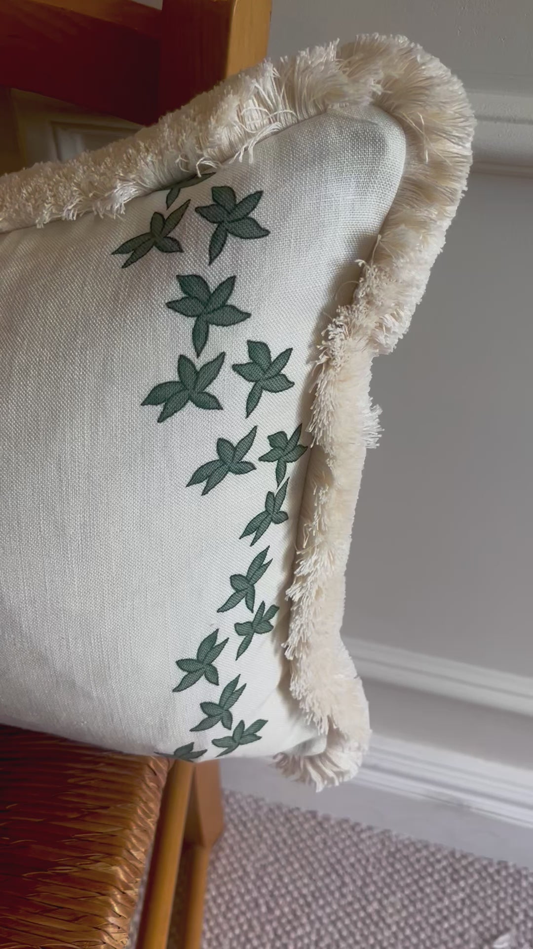 Luxury Cushions in Ottoline Guirlande fabric