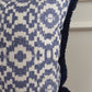 Luxury cushions in Christopher Farr Echo fabric (Indigo)