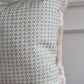 Lewis & Wood Cushions - Luxury cushions in Diamond Dot Fabric (Sea Holly) 