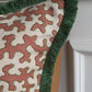 Colefax Fowler Cushions - Luxury cushions in Sibyl Colefax John Fowler Fabric (Apricot Squiggle) 