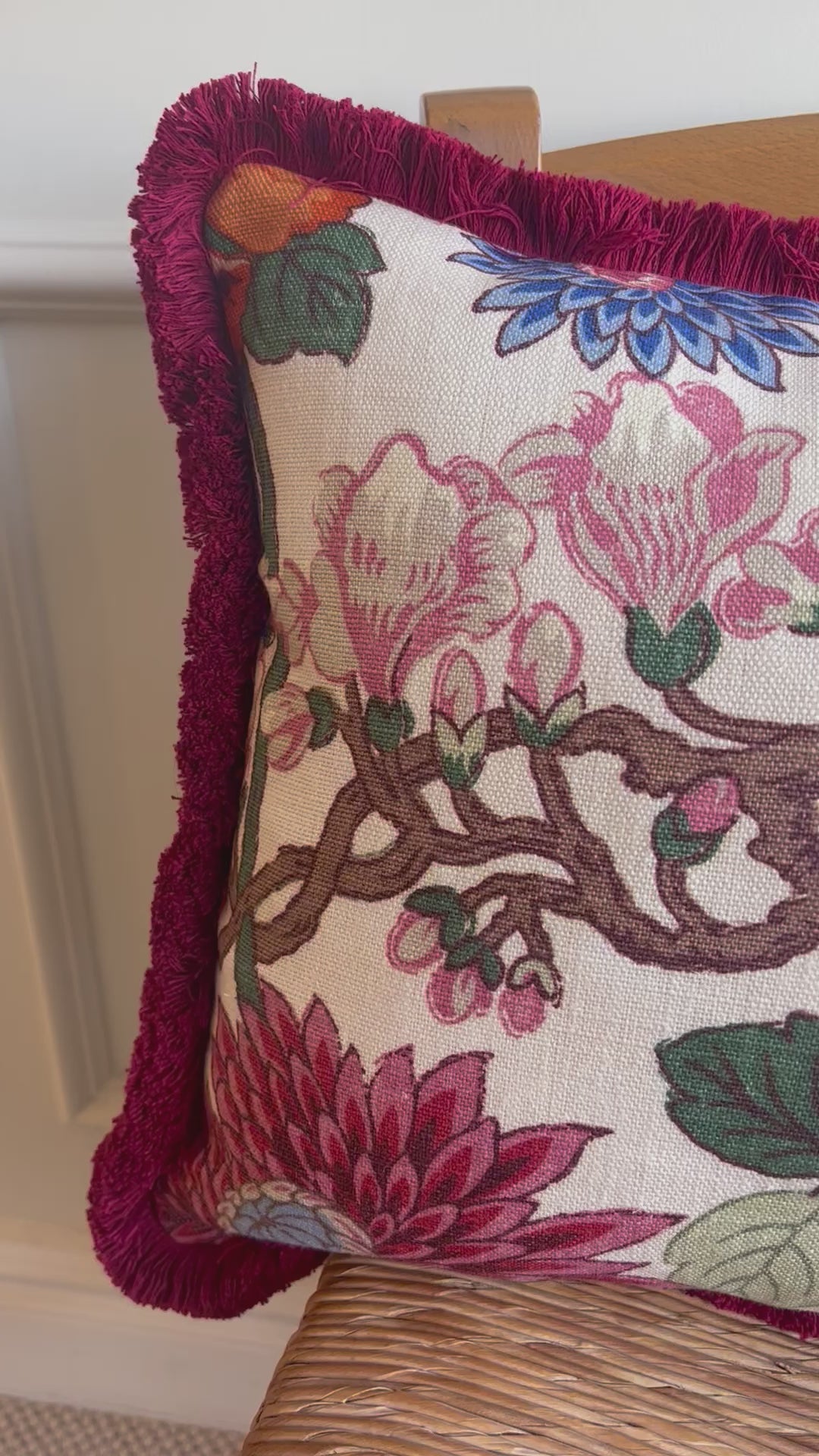 G P & J Baker Cushions - Luxury cushions in designer G P & J Baker Magnolia Fabric