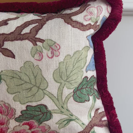 G P & J Baker Cushions - Luxury cushions in designer G P & J Baker Magnolia Fabric